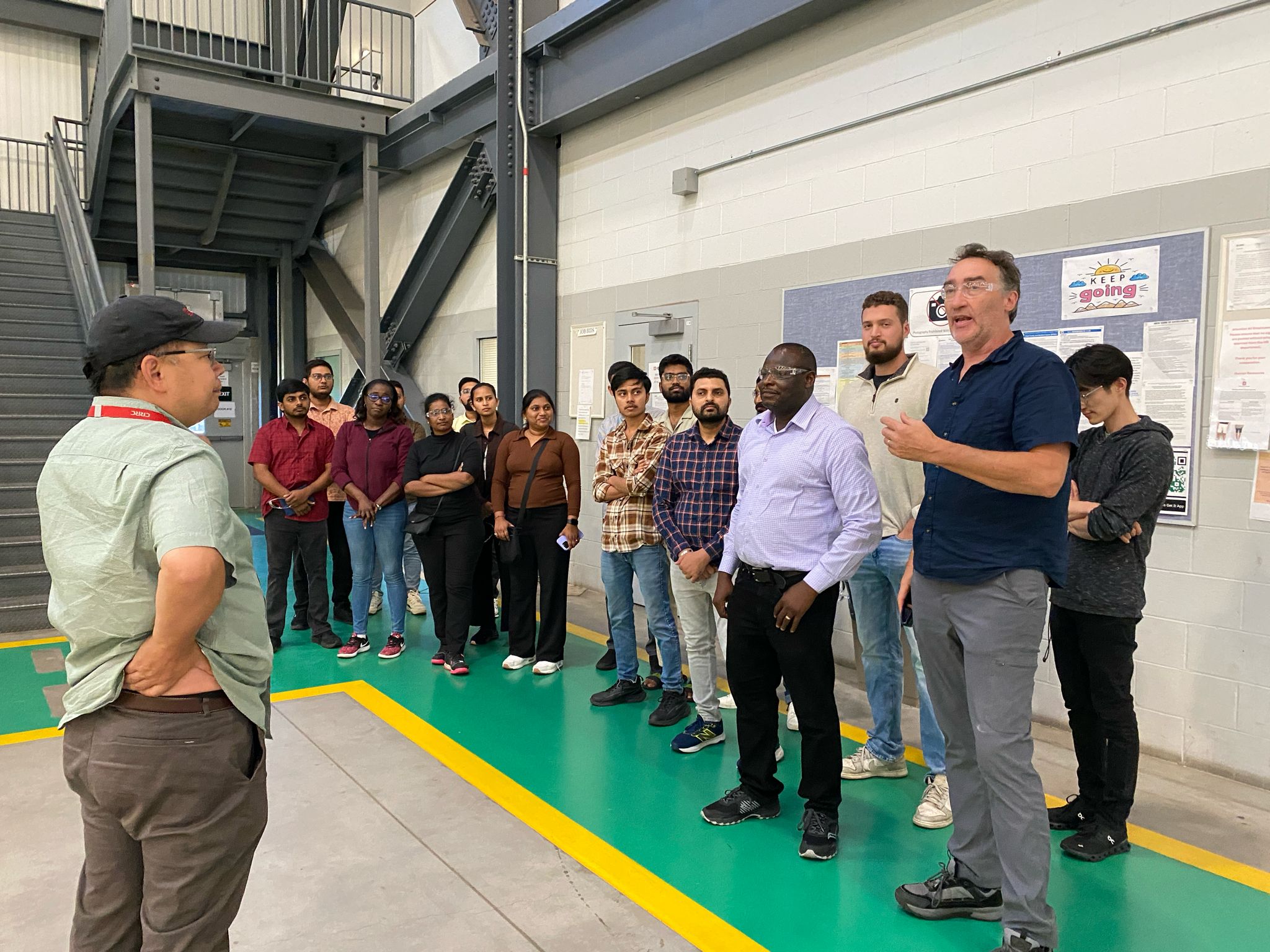 Guided walkthrough of a manufacturing facility covering lockout/tagout, shift handovers, and safety checkpoints tied to real reliability practice